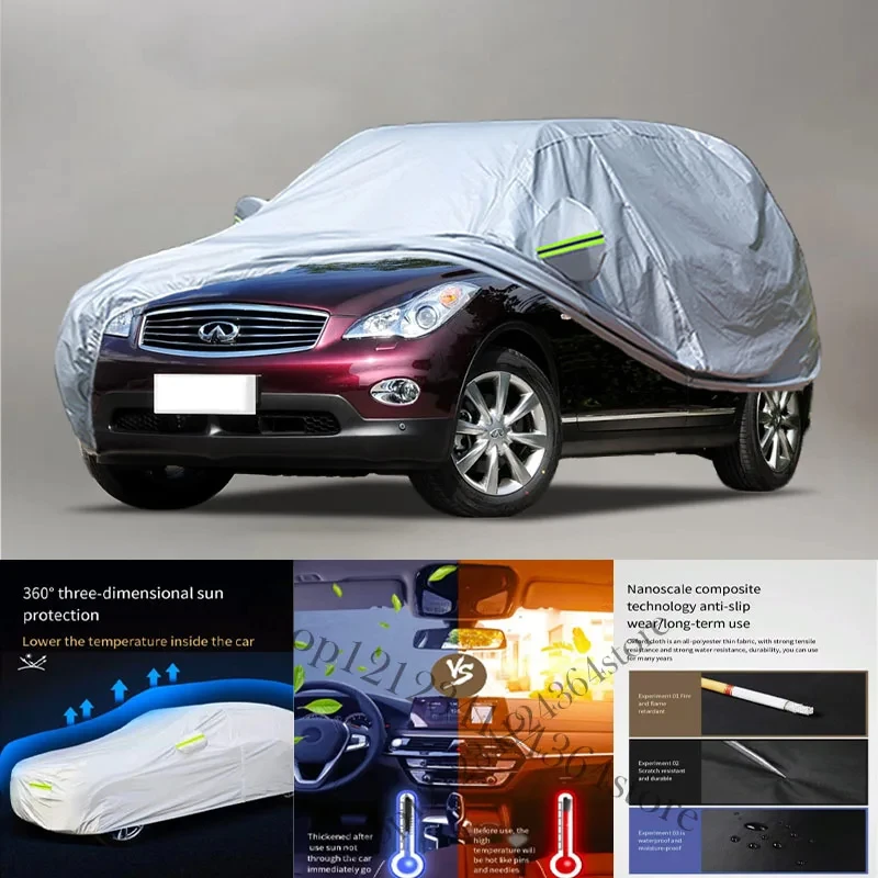 

For Infiniti-EX-fit- Auto Anti snow Anti dust Anti-uv Anti peeling paint And Anti Rainwater 210t car cover Car cover protection