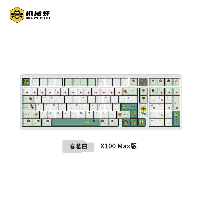 Imagem -06 - Abelha com t & i X100 Xanadu Teclado Mecânico Liga de Alumínio Cnc Bluetooth Modo Tir Hot Swap Gaming Keyboard pc Gamer Acessórios