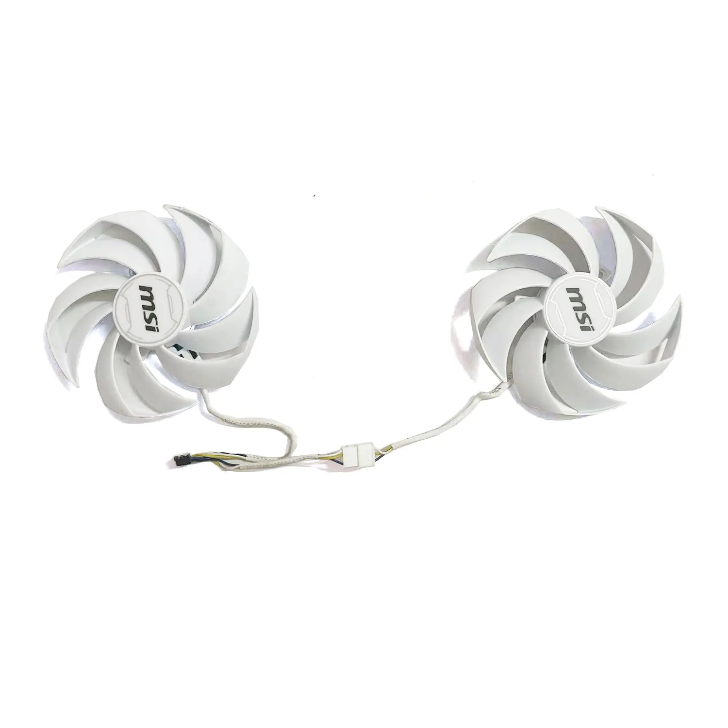 

LZQLY MSI GeForce RTX 4070 4070TI 4070 SUPER 12G VENTUS 2X WHITE OC graphics card PLD10010S12HH 4PIN 95MM RTX 4070 GPU Fan