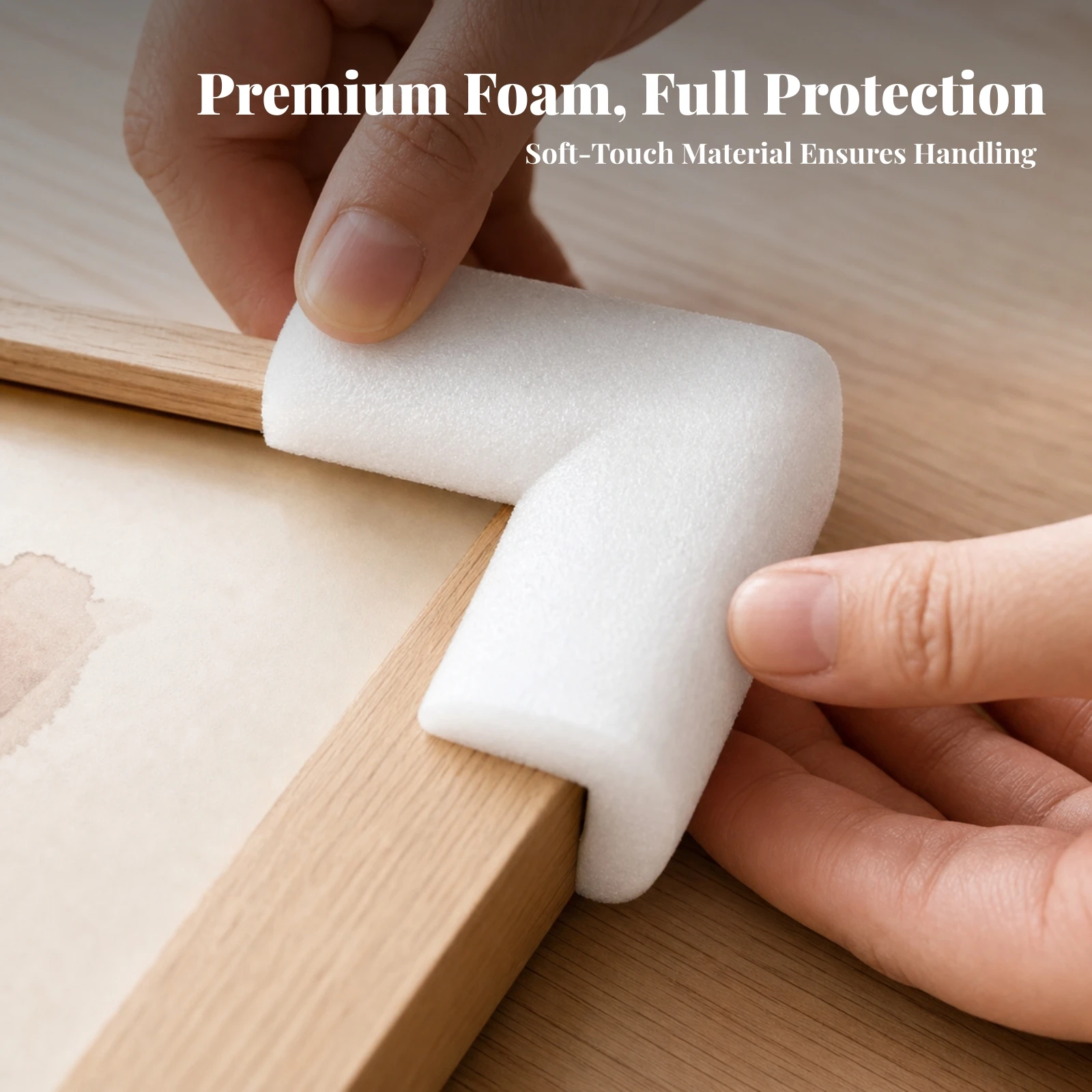 8 Pieces Foam Corner Protectors Lightweight Frame Corner Protectors Foam Edge Guards Soft Guard Secure for Moving, Shipping