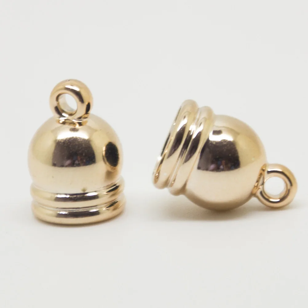 

120Pcs Cord End Caps for Tassel Making Jewelry DIY Supplies Professional Rope Stoppers Lightweight Portable Craft Components