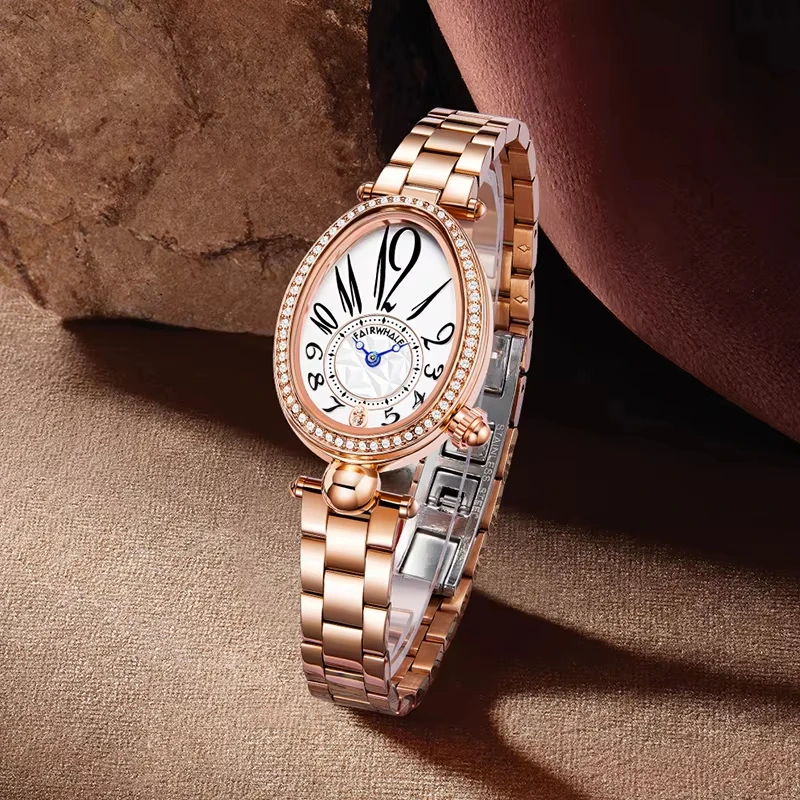 

Mark Fairwhale модные женские часы розовое золото с ремешком из нержавеющей стали водонепроницаемые женские часы оригинальные роскошные наручные часы с бриллиантами