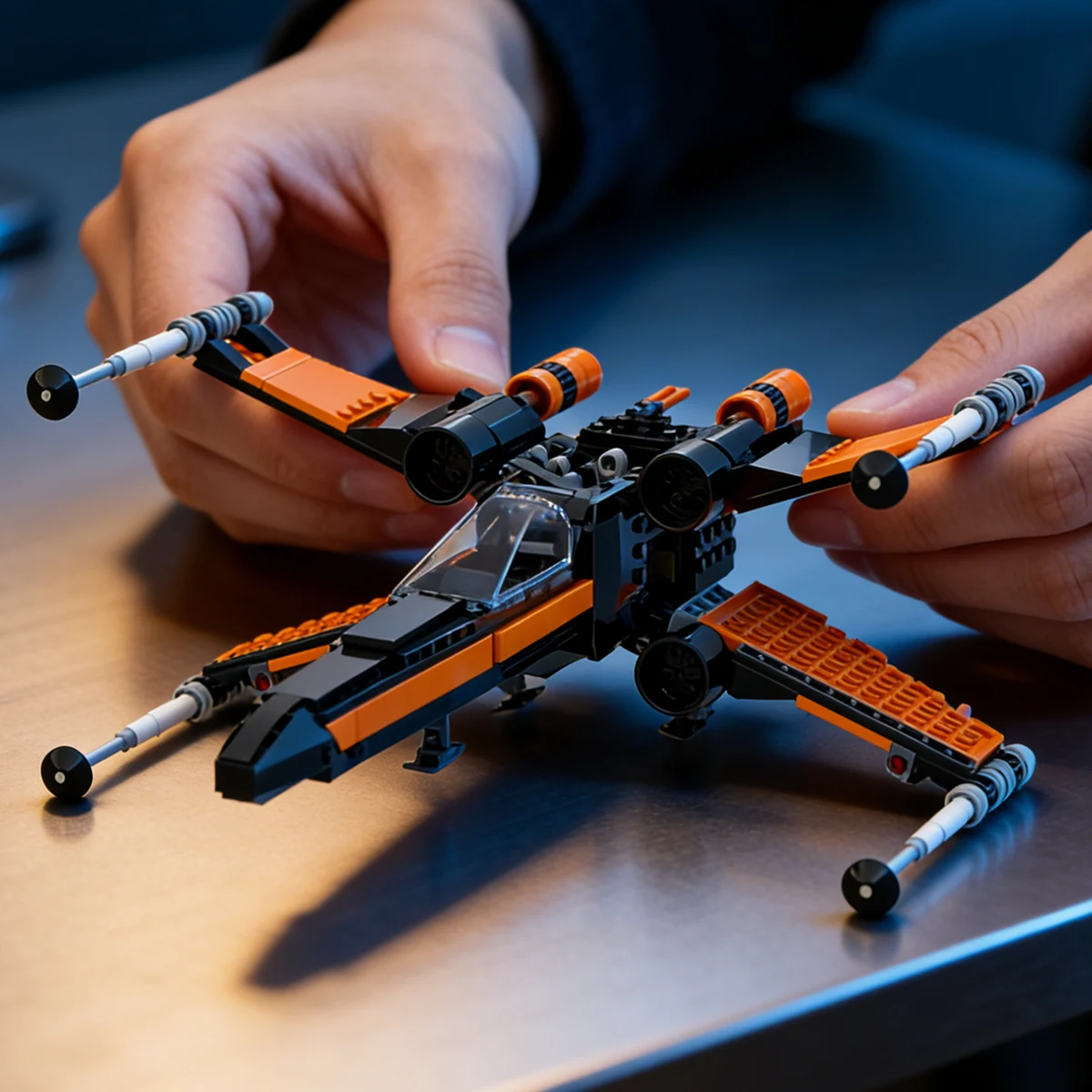 パーティーギフトセット-デザイナー-moc-スターシップモデル-宇宙戦闘機-宇宙船-誕生日プレゼント