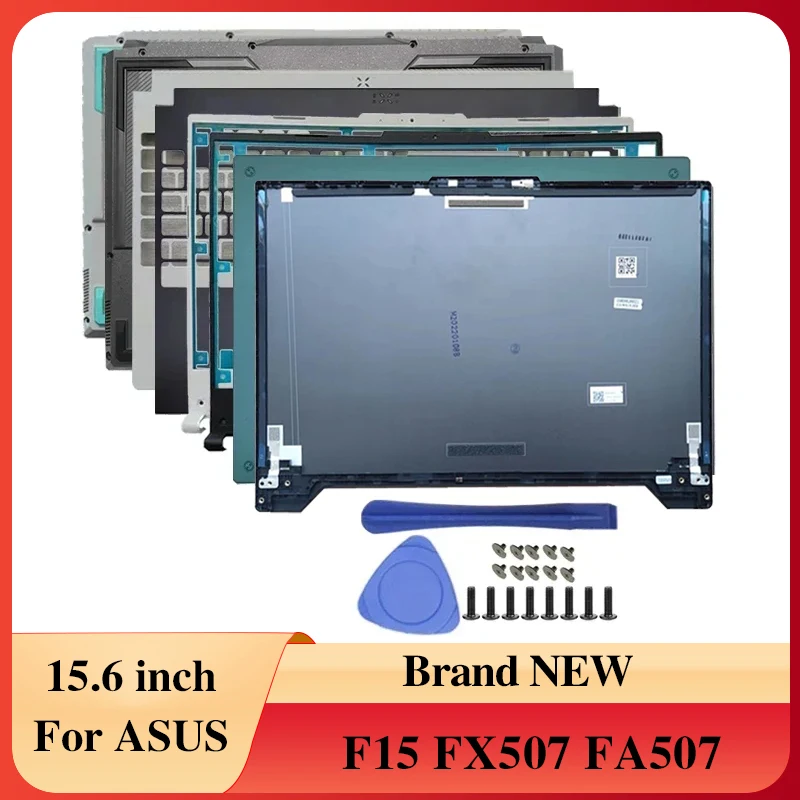 

For ASUS TUF Gaming F15 FX507 FA507 NEW Laptop LCD Back Cover/Front Bezel/Palmrest/Bottom Case Laptops Computer Case