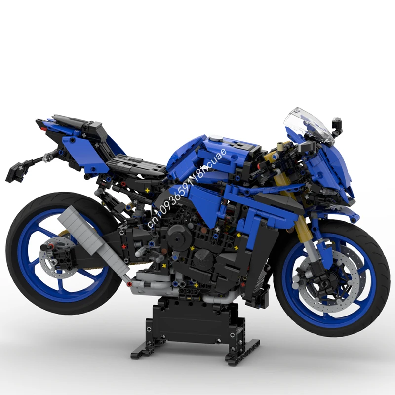 1624pcs MOC Yamahaes R1 Technic Building Blocks Children's Christmas toy Gift Model Construction DIY Assemble creative idea