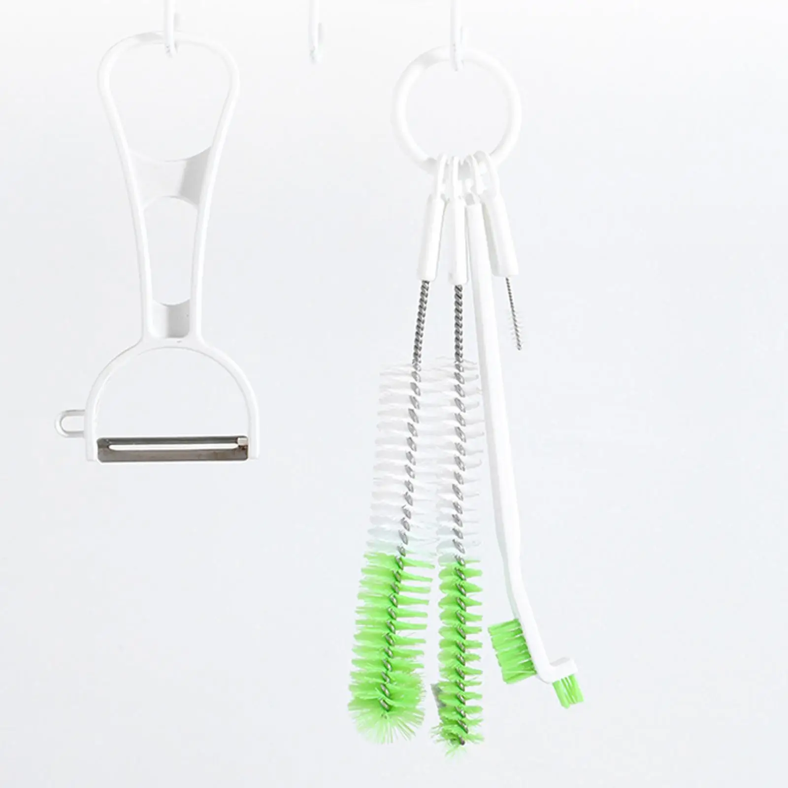 Long Handle Bottle Cleaning Brush Plastic Multipurpose Scrub Tool for Washing Narrow Neck Bottles and Cups