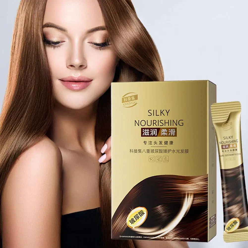 

Disposable hair mask - Intensive Deep Care for Dry and Damaged Hair Moisturizing and Nourishing Hair Mask for perfect hair