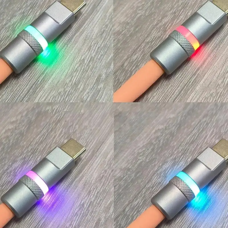 E8BA 1 Zestaw typu C Złącze kabla obudowa obudowa aluminiowa skorupa stopowa oświetleniem LED