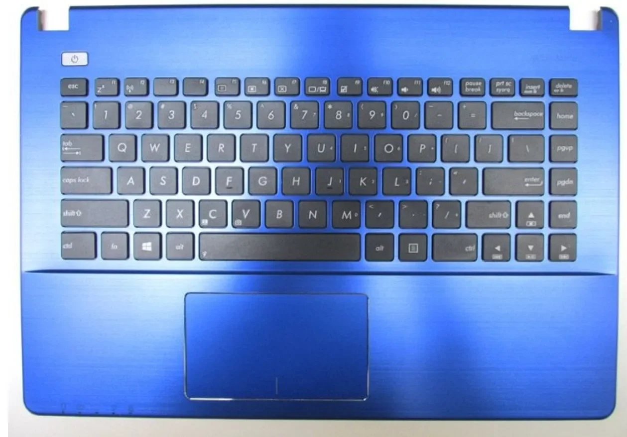 MEIARROW    95%New/Orig top case For Asus A450 X450 X450C X450V Y481C F450 palmrest US keyboard upper cover,Blue