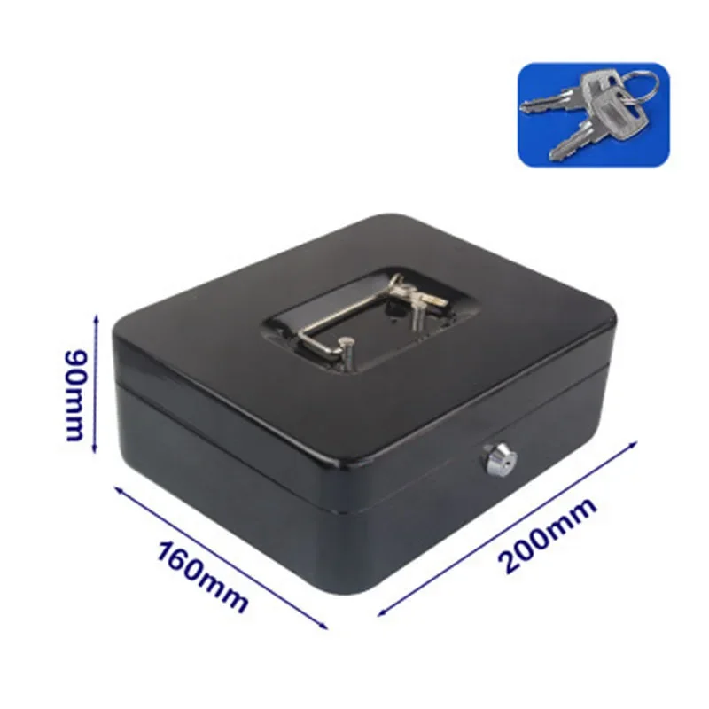 Kunci Portabel Kotak Aman Kunci Loker Aman Toko Rumah Baja Kotak Uang Aman Penyimpanan Kotak Uang Tunai Keamanan Perhiasan Uang Koin Tersembunyi