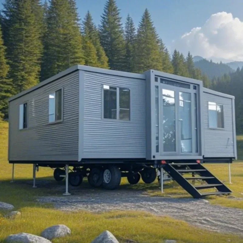 Mobile Waterproof Container House Expandable Prefab Foldable 30ft Steel Structure Living Mobile Home Tiny House Hot Sale