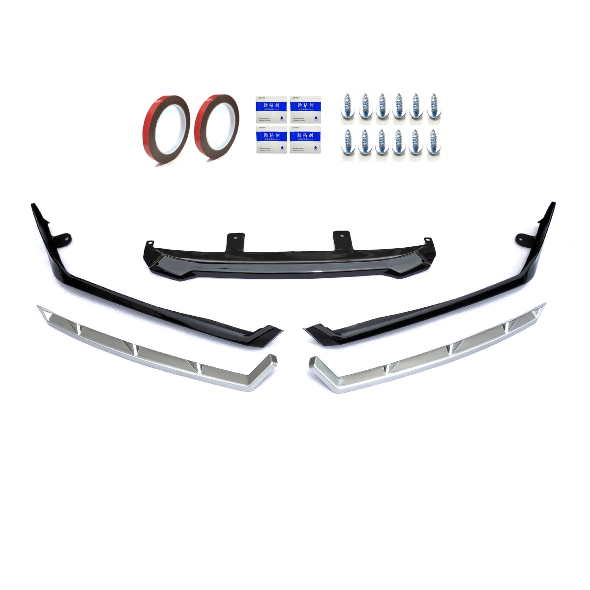 Front Bumper Lip Spoiler For Honda Accord 10.5th Gen 2022 Side Splitter Body Kit Deflector Guards Protector Car Accessories