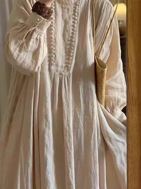 

Длинная све Dr в стиле ретро, универсальная антивозрастная юбка большого размера, повседневная, трапециевидной формы прямого кроя, летний сезон, женское платье