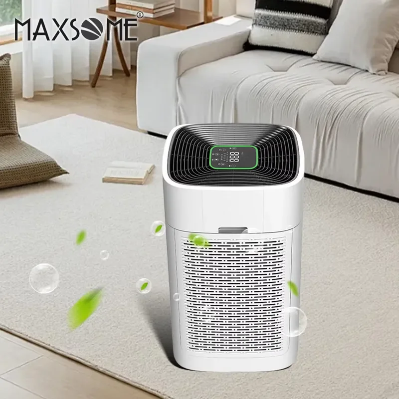 For Medical-grade Filtration WiFi Function Air Purifier with HEPA Filter Portable & EU Plug Displaying Air Quality