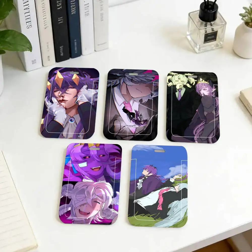 1pc Anime Wemmbu Eggchan Tax Duo ID Card Sleeve School Card Access ID Card Bus Meal Card Protective Sleeve Easy Push