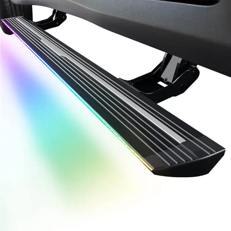 High Quality Aluminum Electric Pedal Light Emitting Diode Auto-Scaling Side Pedal Vitor GLC GLE Model
