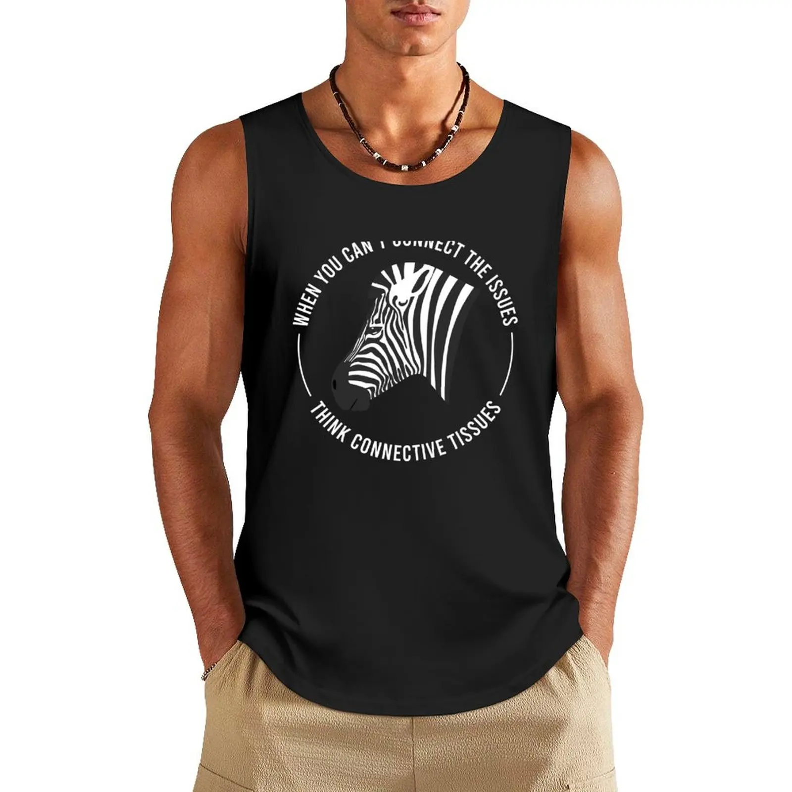 Ehlers Danlos Awareness - Think Connective Tissues - Light Text Tank Top new in tops & t-shirt anime top Male clothes