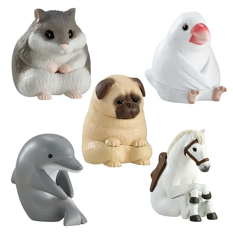 Bandai Original 5Pcs Gashapon まちぼうけ8Machiboke Action Figure Toys For Kids Gift Collectible Model Ornaments