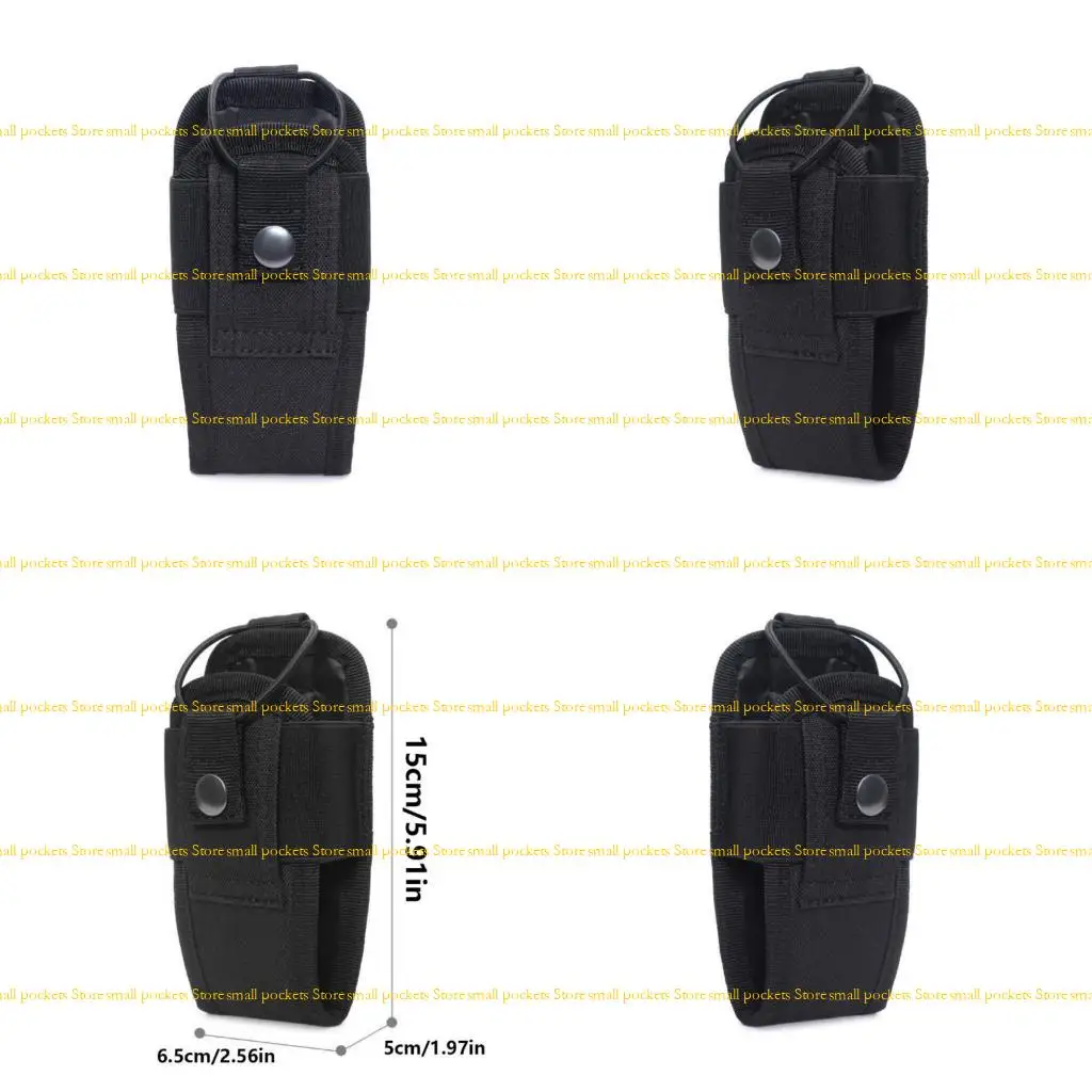حقيبة حمل متينة R1WD حقيبة راديو تكتيكية حقيبة خصر متعددة الاستخدامات حافظة حامل حقيبة خصر محمولة عالمية