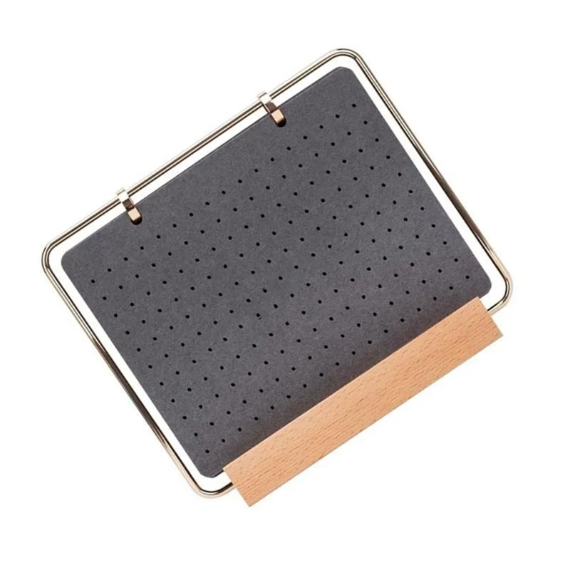 

ABAE-Display Organizers,Brooch Holder,Enamel Pin Pages For Store Pins,Collection Storage Calendar Wooden Stand With 6 Pages