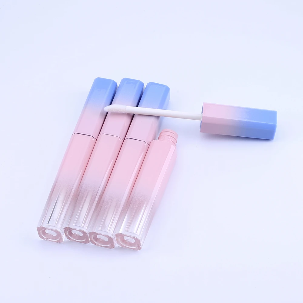 

500pcs 3.5ml Lip Glaze Tube Empty Bottle Mouth Red Tubes Hand-made Lip Gloss Sub Bottles Lipstick Tube Gradient Lip Gloss