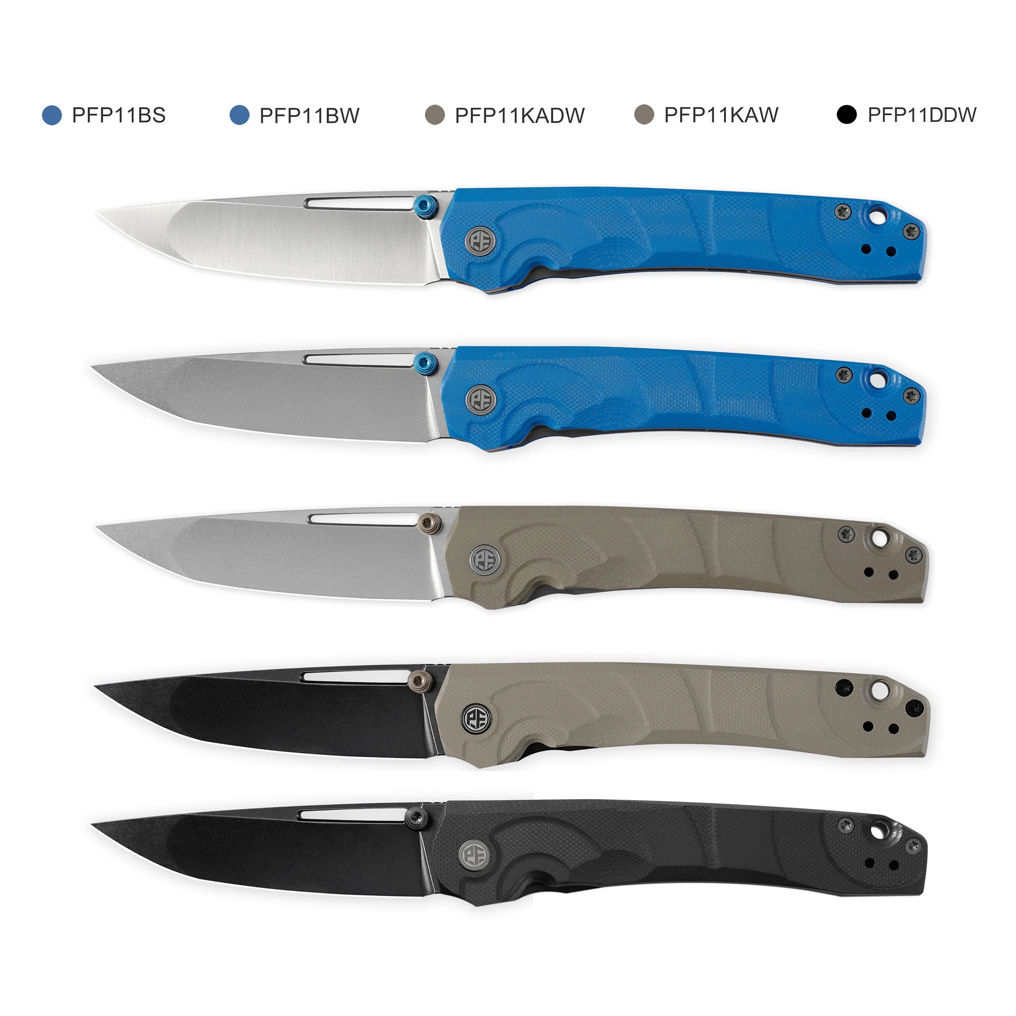 Petrified Fish PFP11 Folding Knife 14C28N Hollow Blade G10 Handle Hunting Outdoor Knives Multitool Folding Fishing Tool EDC