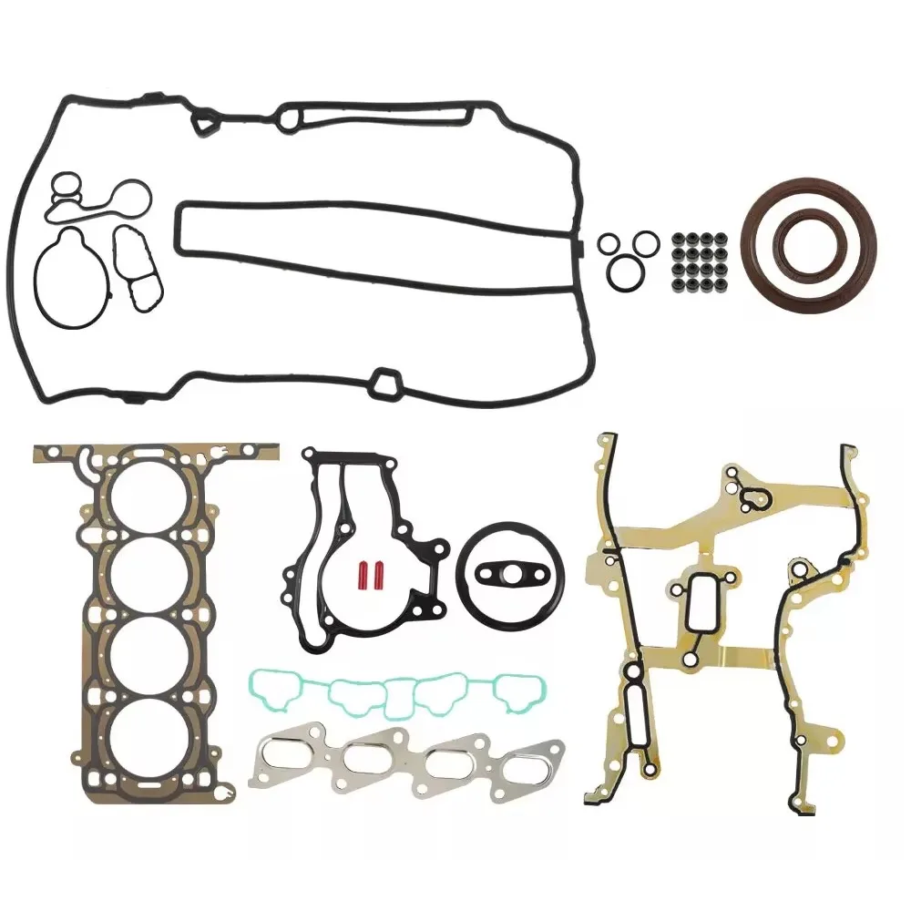 مجموعة حشية المحرك الكاملة مع مجموعة مسامير ومجموعة توقيت تناسب 1.4 لتر لسيارة شيفروليه تراكس بويك إنكور جي إم سي 1.4L l4 غاز توربو 13-16 ES72474 #3