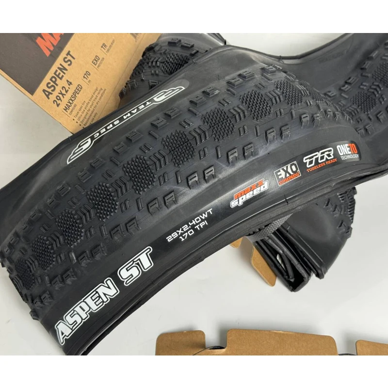 Maxxis XC Mountain Tubeless Tire 29x 2.4 170tpi 29-inch Bicycle Off-road Folding tyre Cycling accessories ASPEN ST