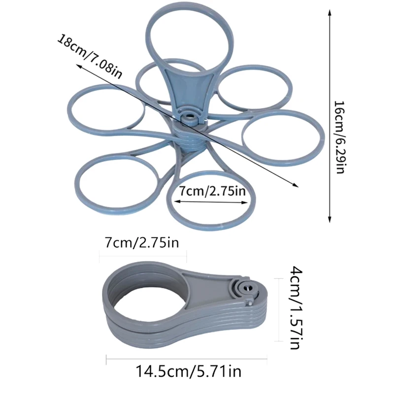 Foldable Drink Holder With Handle Cup Carrier Portable Coffee Carrier Reusable Multiple Cups Carrier