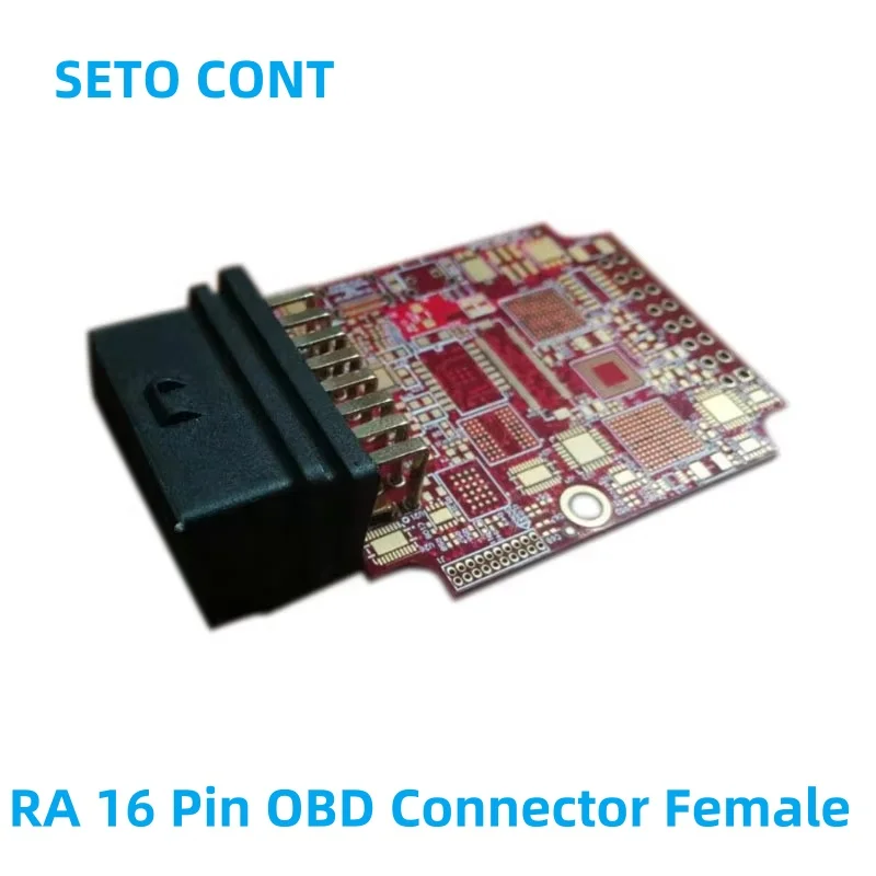 

Разъем OBD J1962 угловой, 16-контактный, с позолоченными контактами, для автомобильных диагностических устройств OBD2