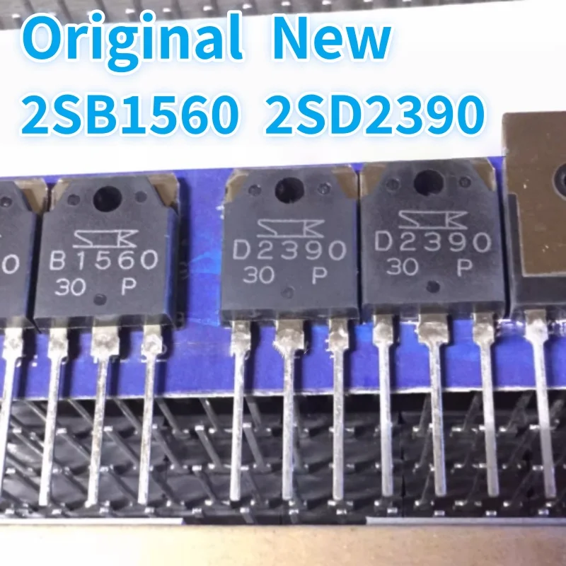5 pares 2SB1560/2SD2390 B1560/D2390 Genuíno Novo Original