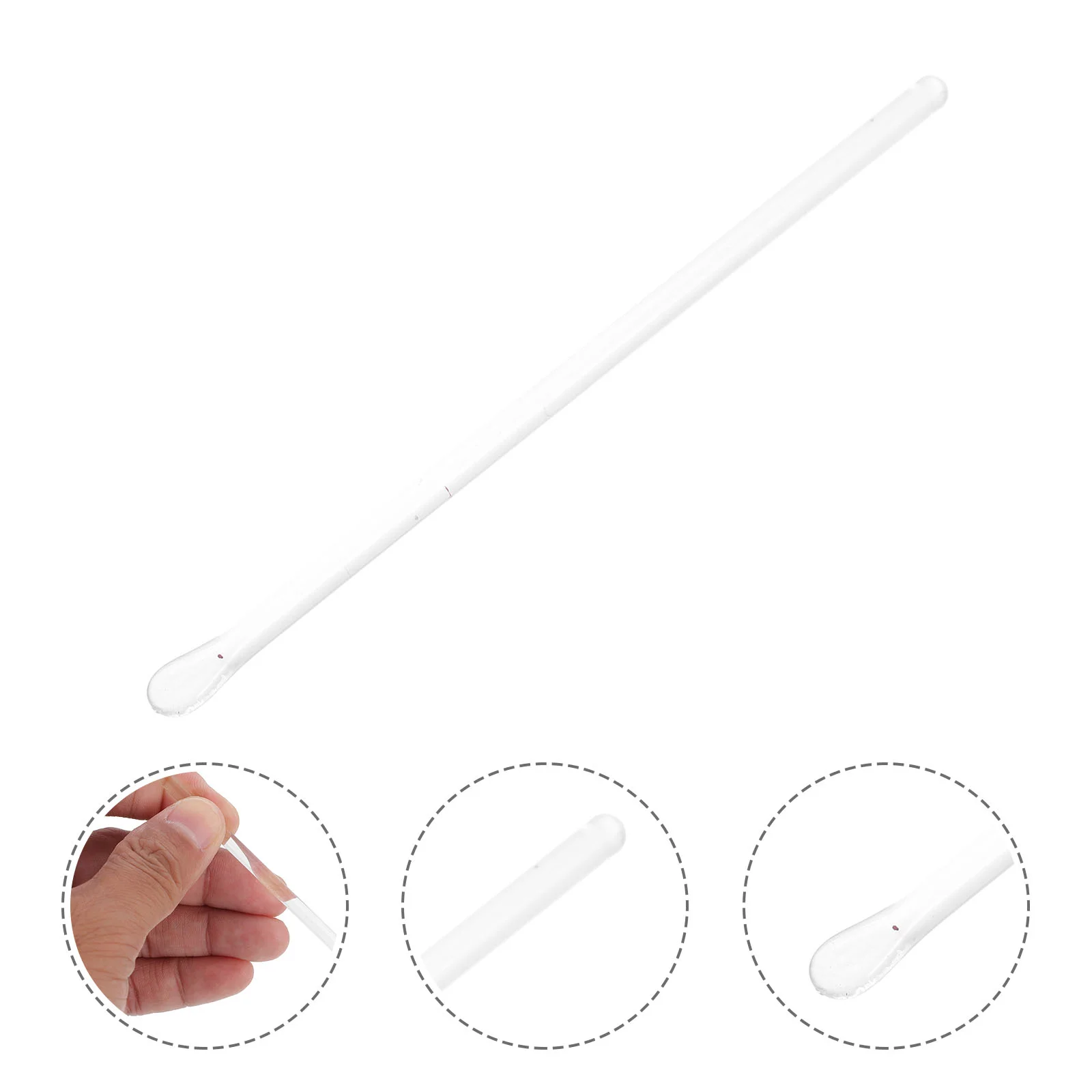 

Glass Eye Washing Tool Ophthalmic Accessories Ointment Stick Medical Eyes Rod Eyewash Meibomian