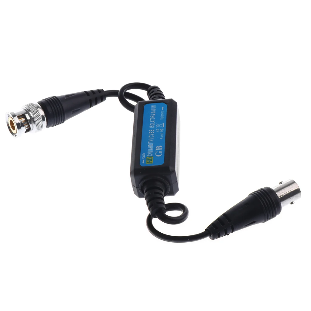 CVI/TVI/A/ Passive Video Ground Loop Isolator Built-In Video BNC Connector Converter
