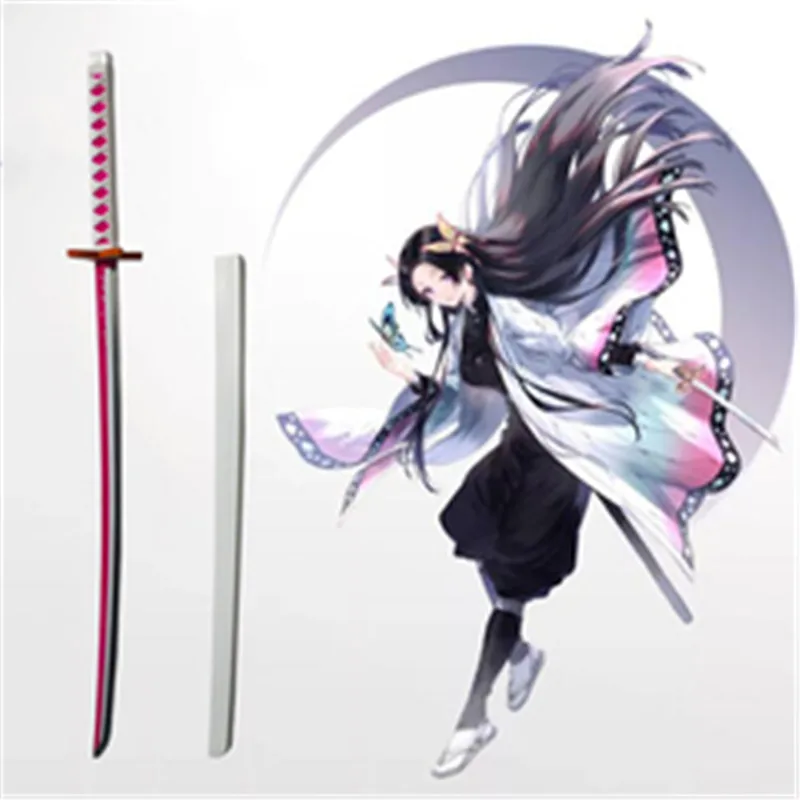 

Cosplay Anime Sword PU Sword Prop Kochou Kanae Satoman Tanjiro 104cm PU Weapon Prop Katana