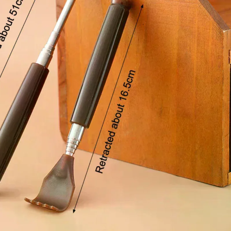 Back Scratcher Telescoping Thickening Scraper Stick With Magnet Telescopic Extendable Massage Care Tools