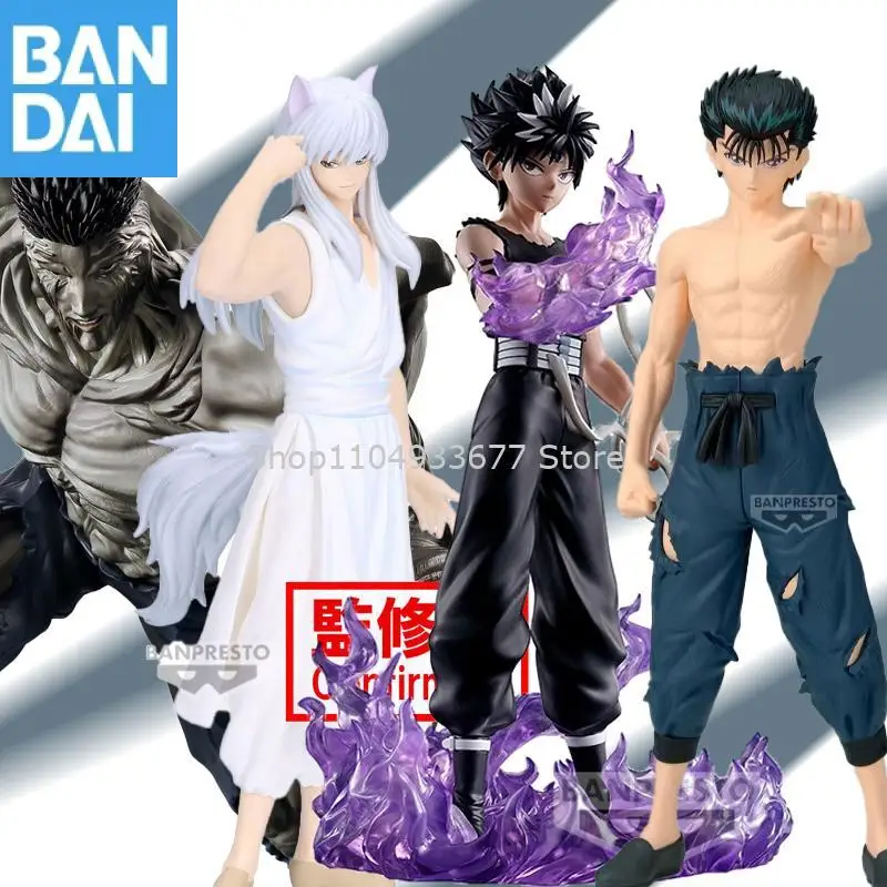 

Bandai Yu Yu Hakusho Maximatic Yusuke Urameshi Kurama Toguro Ototo Hiei Original Genuine Figure Model Collector Figurine Toys