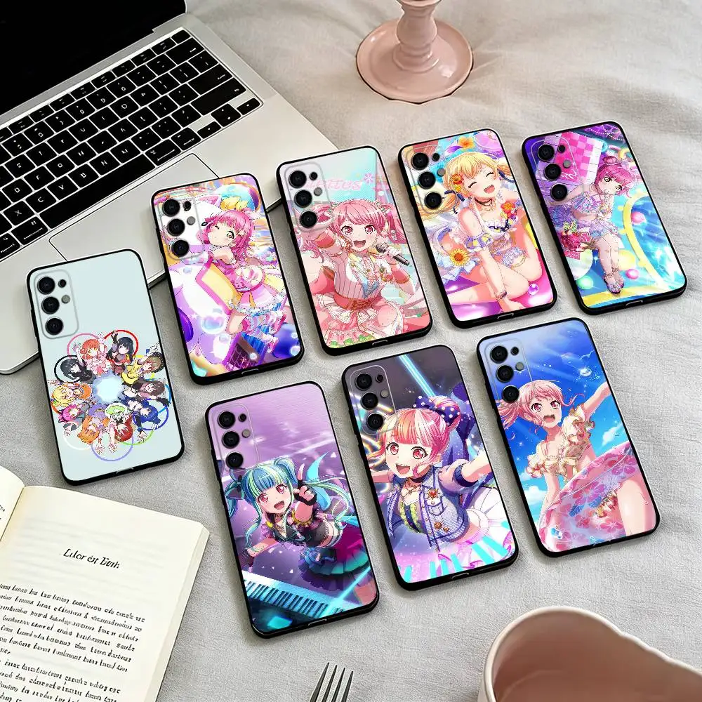 Anime Nijigasaki Phone Case For Samsung S25,S24,S21,S22,S23,S30,Ultra,S20,Plus,Fe,Soft Silicone Black Cover