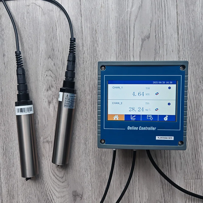 

Online Turbidity Sensor With Self-Cleaning Brush, 90° Scattering, RS485 MODBUS, Anti-Interference & Low Maintenance