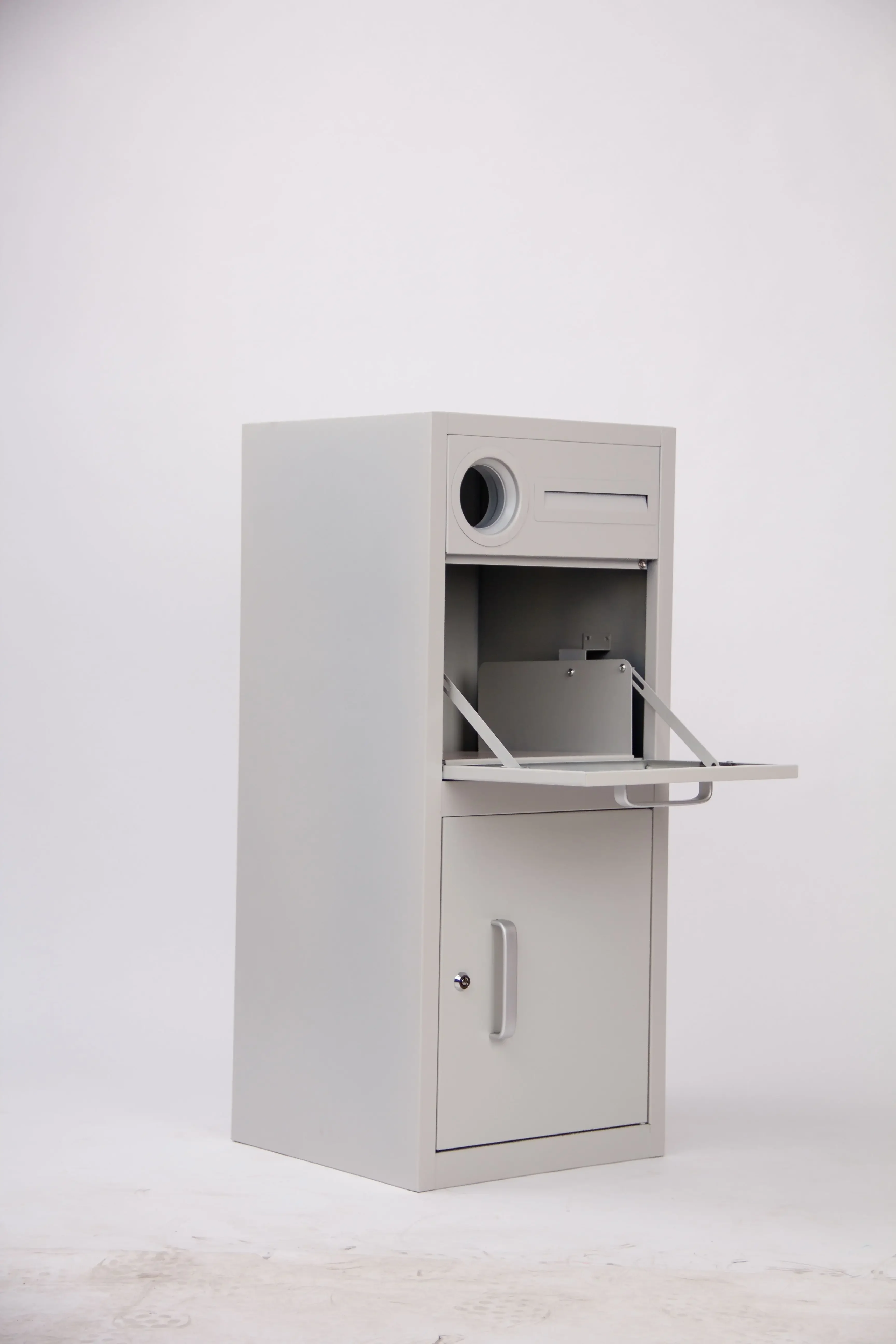 Large Lockable Strong Anti-rust Parcel Delivery Mailbox Secure Container Courier Package Parcel Box