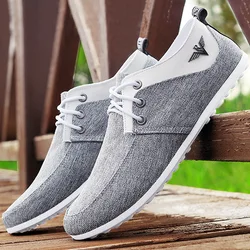 Men Casual Sports Shoes Spring and Autumn Fashion Versatile Sports Flat Heel Canvas Casual Low Top Casual Sports Shoes