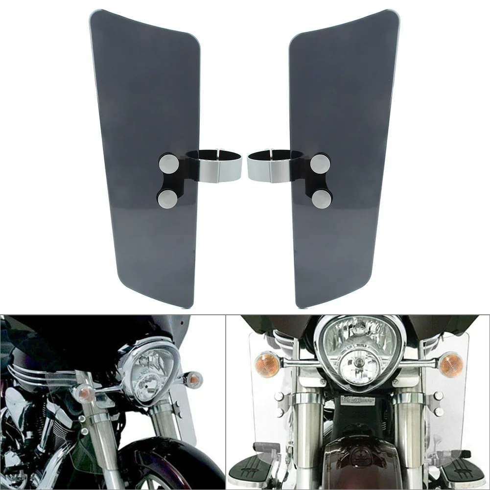 Plastikowe owiewki widelca motocykla ABS Uniwersalna szyba przednia dla Honda dla Kawasaki dla Suzuki dla Yamaha Shadow