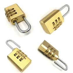 3/4 Digit Combination Lock Outdoor Password Waterproof Padlock for School Gym Locker Sports Fence Toolbox Gate Case Hasp Storage