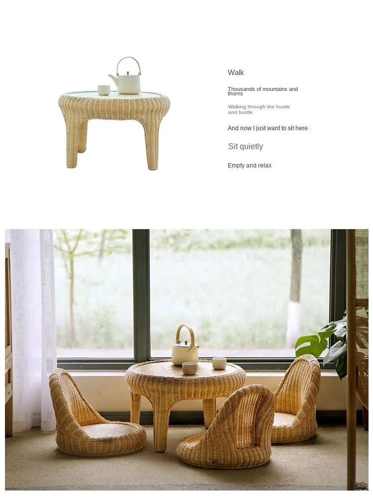 YY Household Japanese Style Legless Armchair Single Lazy Bone Chair Internet Celebrity Leisure Chair