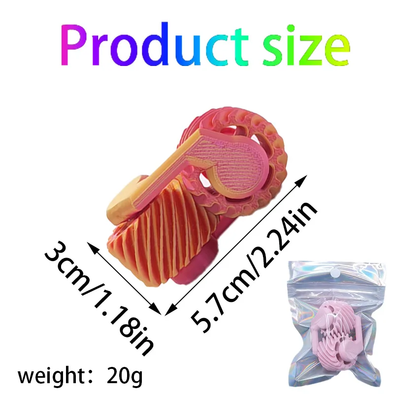 أسنان العجلة بأطراف الأصابع تململ الأسطوانة الدورية سبينر ثلاثية الأبعاد مطبوعة EDC تخفيف الإجهاد الإغاثة لعبة حسية الدوران Highpass مكافحة القلق #3