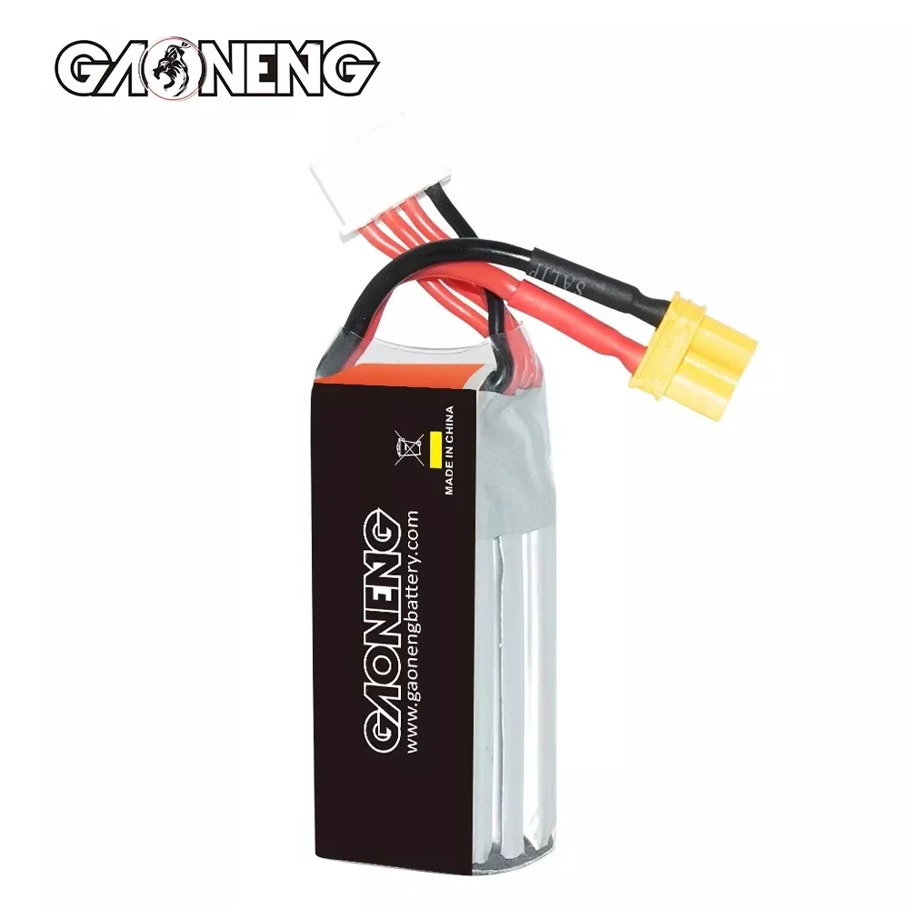 2PCS GAONENG GNB 3S 350MAH 11.1V 60C LiPo Battery With XT30 Plug  For FPV RC Racing Drone