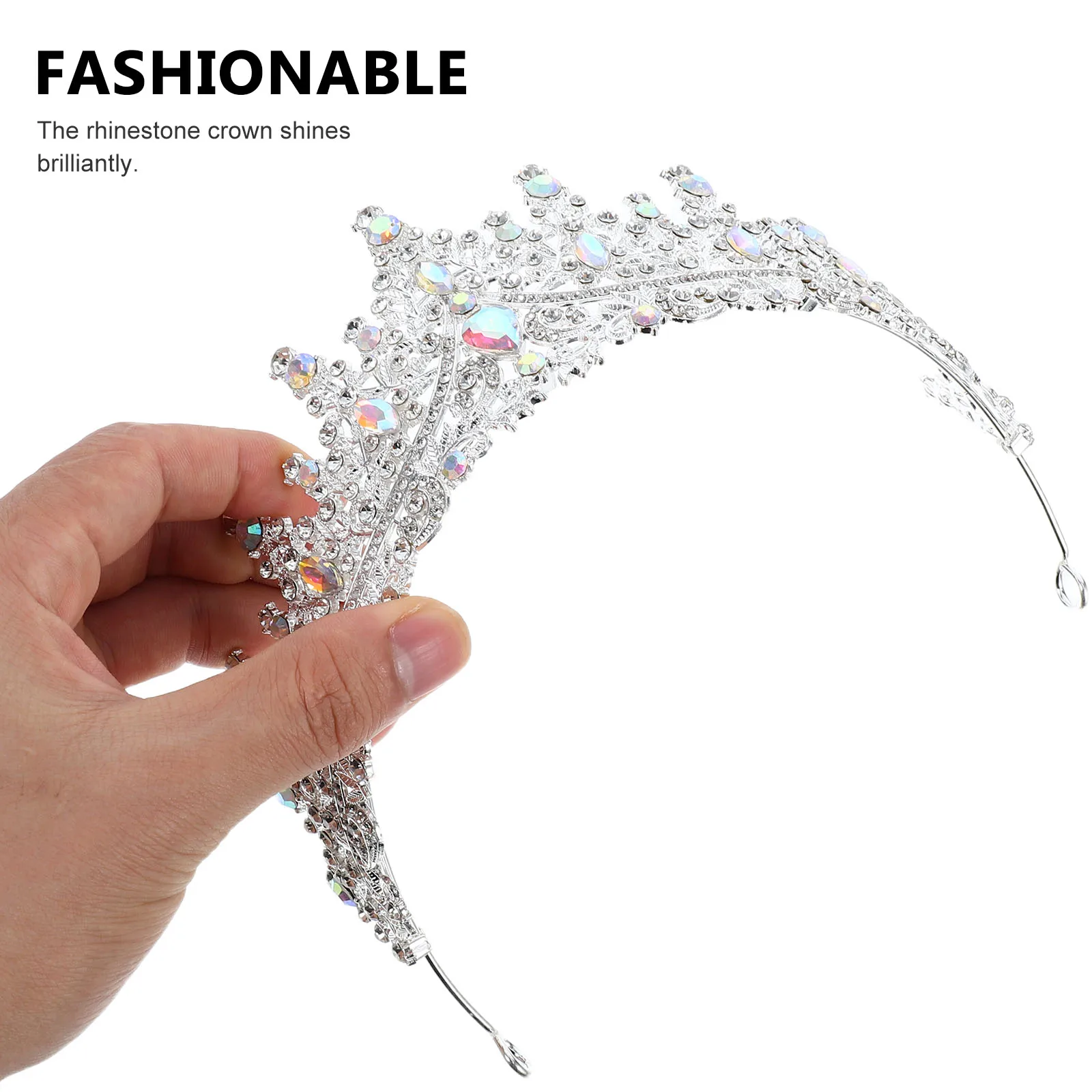 

Rhinestone Tiaras Crowns For Women Vintage Baroque Style Wedding Party Costume Headband Bride Queen Headpiece Hair Accessories