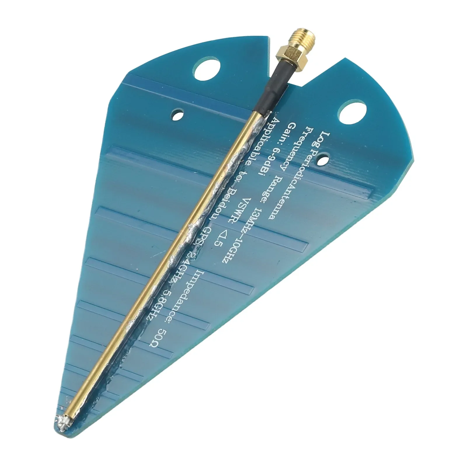 1pc HT5 Antenna 1300MHz-10G UWB Log Periodic Antenna Linear Polarization Directional Antenna Broadband High-gain Test Antenna