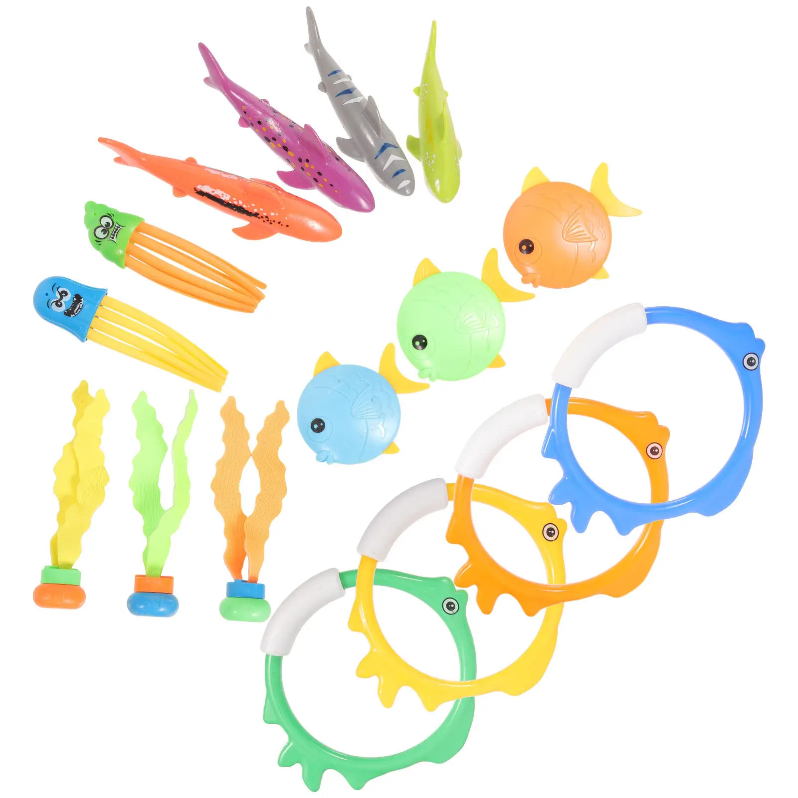 1set-pool-diving-set-bright-colors-lightweight-portable-fun-for-kids-swimming-training-diving-rings-sticks-pool-games
