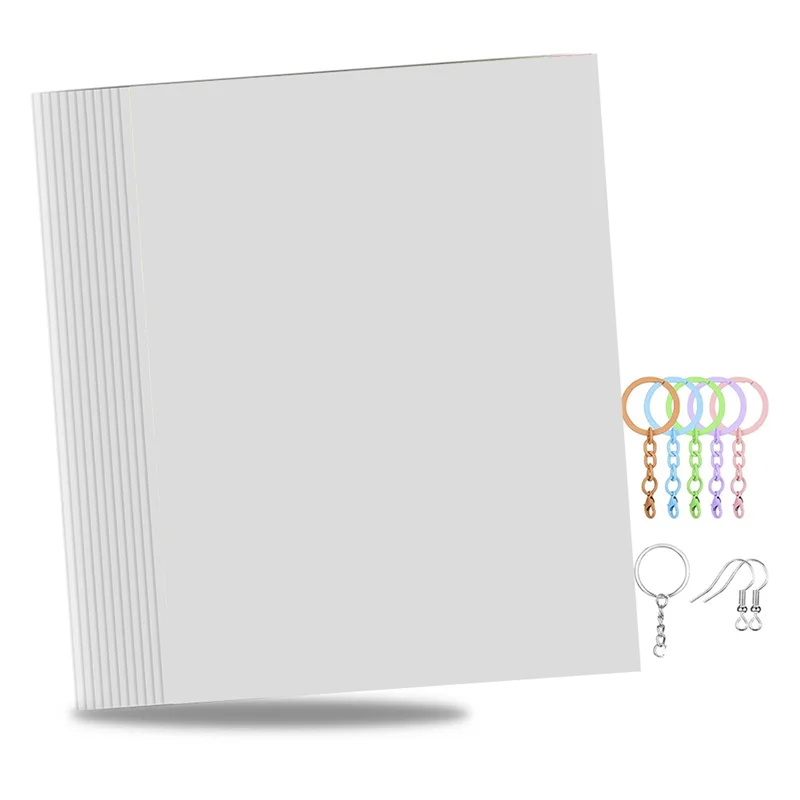 

ABP-термоусадочные листы для печати, термоусадочная пластиковая листовая пленка для печати, термоусадочная бумага для поделок своими руками, ювелирных изделий, брелков