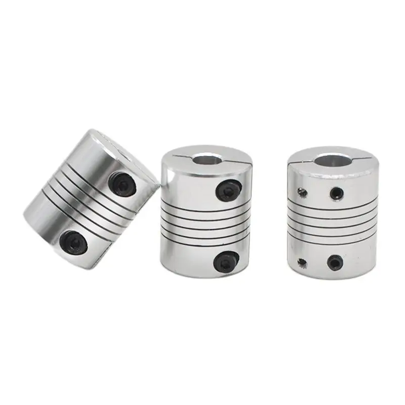 D32L40 Aluminum Alloy Clamping Elastic Winding Shaft Coupling Flexible Coupler Motor Connector 6/6.35/8/10/11/12/12.7/14/15/16mm - view 5